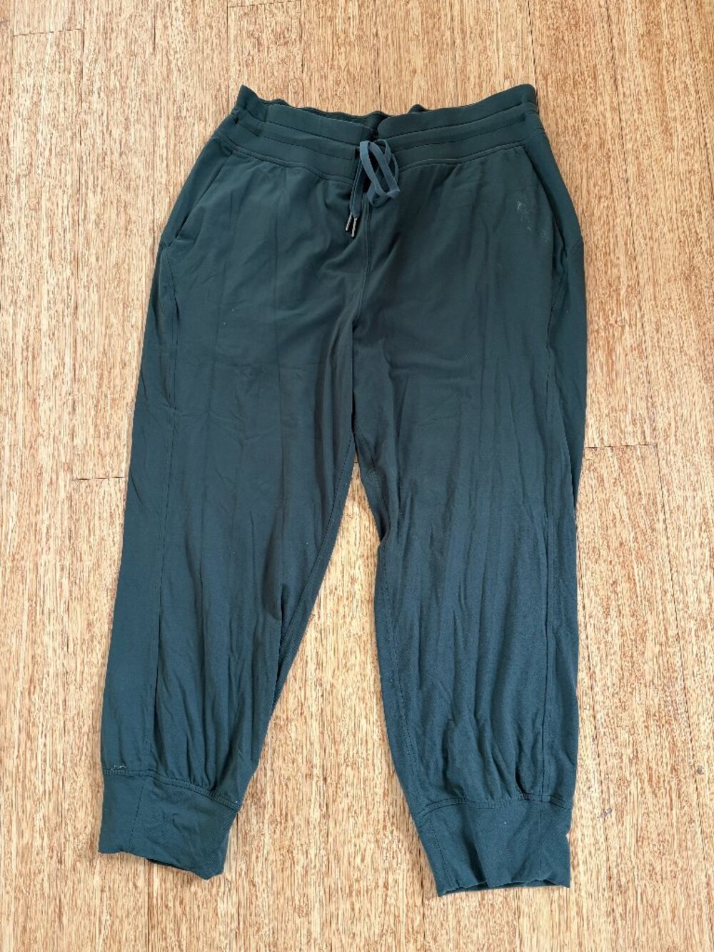 Lululemon Ready To Rulu Joggers Womens 12 Green Drawstring Pants Gym Activewear